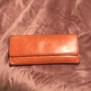 Tan hobo wallet